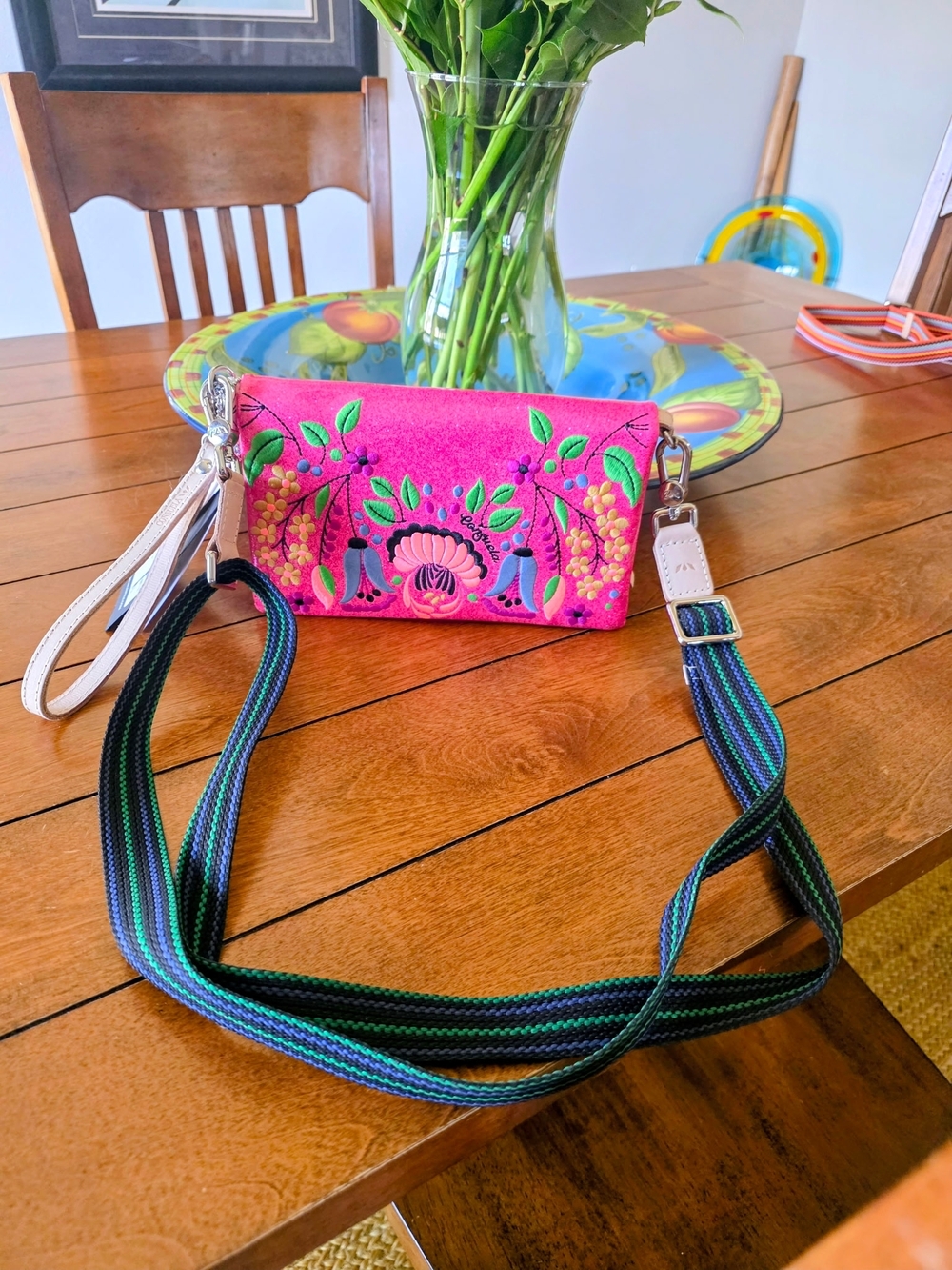 Consuela Uptown Ivy Hot Pink Crossbody NWT